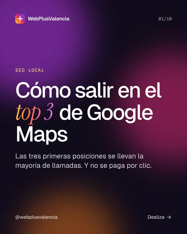 Cómo salir en el top 3 de Google Maps