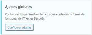 configurando ithemes security