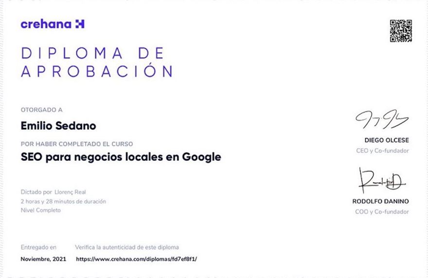 Curso online de SEO para Google My Business por Llorenc Real. Os comento mi opinión sobre el curso que he echo Online de SEO.