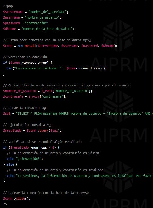 Validar usuario y contraseña en php y mysql